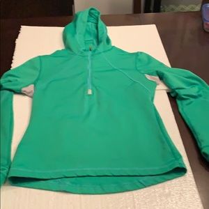 Lululemon Kelly Green quarter zip sz 6